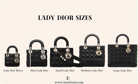 dior lady size 17|lady dior vault size chart.